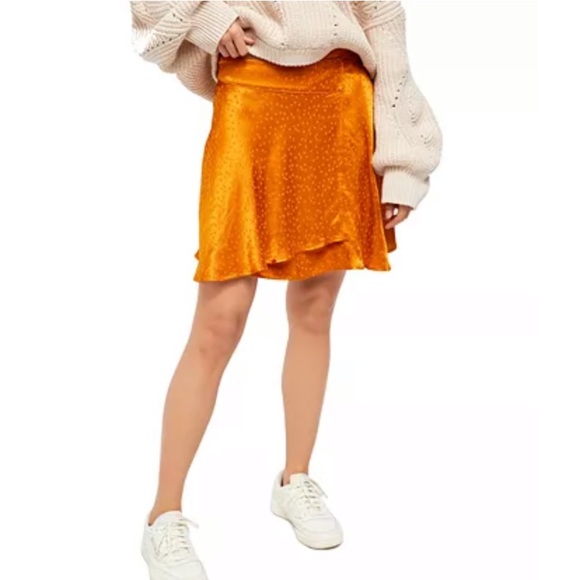 Free People Dresses & Skirts - Free People Starstruck Mini Skirt - Copper